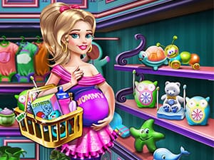 Juego para ir de compras con Barbie embarazada... Juego para ir de compras con Barbie embarazada...